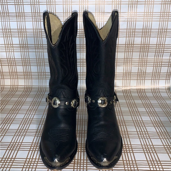Black Durango Western Cowboy Boots - Picture 2 of 5